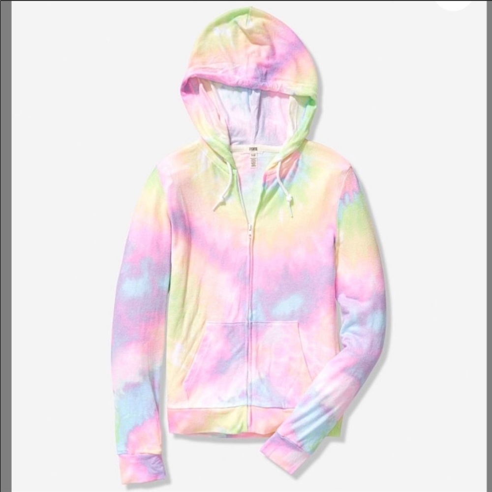 NWOT VS Pink Neon Pastel Tie Dye Sz XS